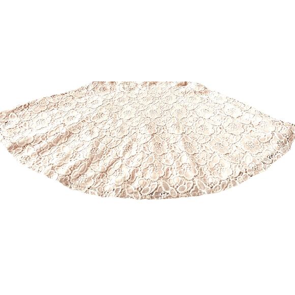 CITY STUDIO SLEEVELESS ROUND NECK MIDI LACE SKATER DRESS, JUNIOR, 15, PINK-LINED - Picture 7 of 12